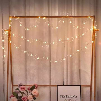 6M Crackle Ball Fairy Lights –  Artisan-Inspired Warm LED String for Dreamy Bedroom & Cozy Decor